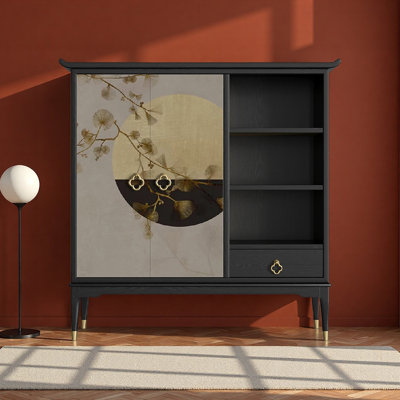 Chinese-style minimalist retro luxury sideboard
