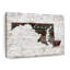 Maryland Home Map sur impression sur toile-266272036