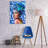 Blue Cuban by Grant Wood - Wrapped Canvas Painting