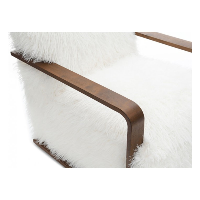Fauteuil d'appoint Pearce, Blanc