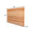CONSDAN Wood Cutting Board, Solid Hard Maple, 1-1/2” Thick-70978525