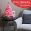 Ensemble de mini arbre de Noël de 23 pouces avec lumières à DEL, dessus en forme d'étoile, ornements et boîtes-cadeaux - Petit arbre de table pour bureau ou table - Décorations des Fêtes faciles à installer