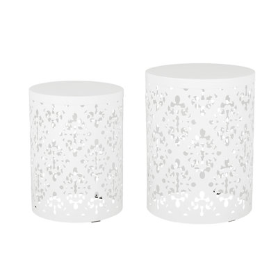 Metal S/2 End Table