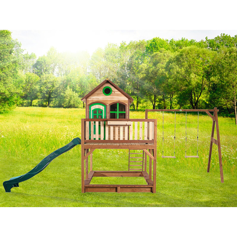 Liam AXI Hemlock Swing Set with 2 Swing(s) , 1 Slide(s)