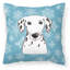  Coussin Snowflake Dalmatian 14 "