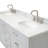 Aberdeenshire 72" Double Bathroom Vanity with Carrara White Marble Top-85363944