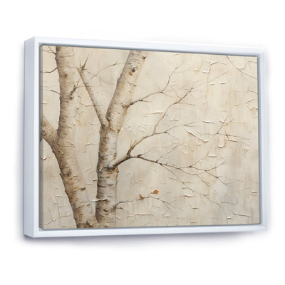 «Minimalims Beige Sycamores Secret» sur impression sur toile