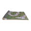 Tapis décoratif multicolore à motif abstrait-1571395236