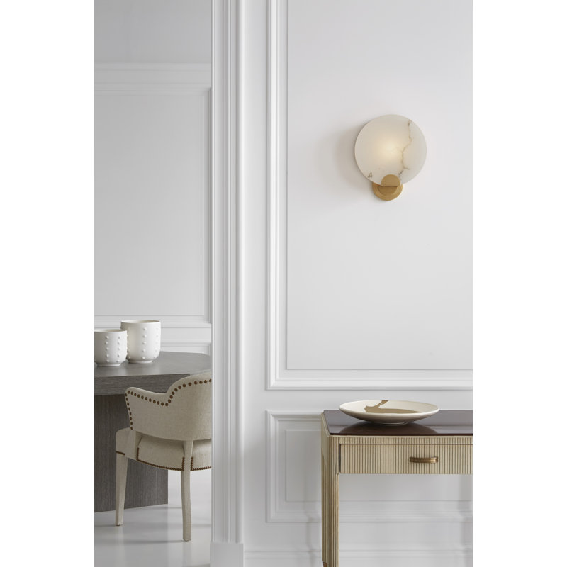 AERIN Iveala Single Sconce, Hand-Rubbed Antique Brass