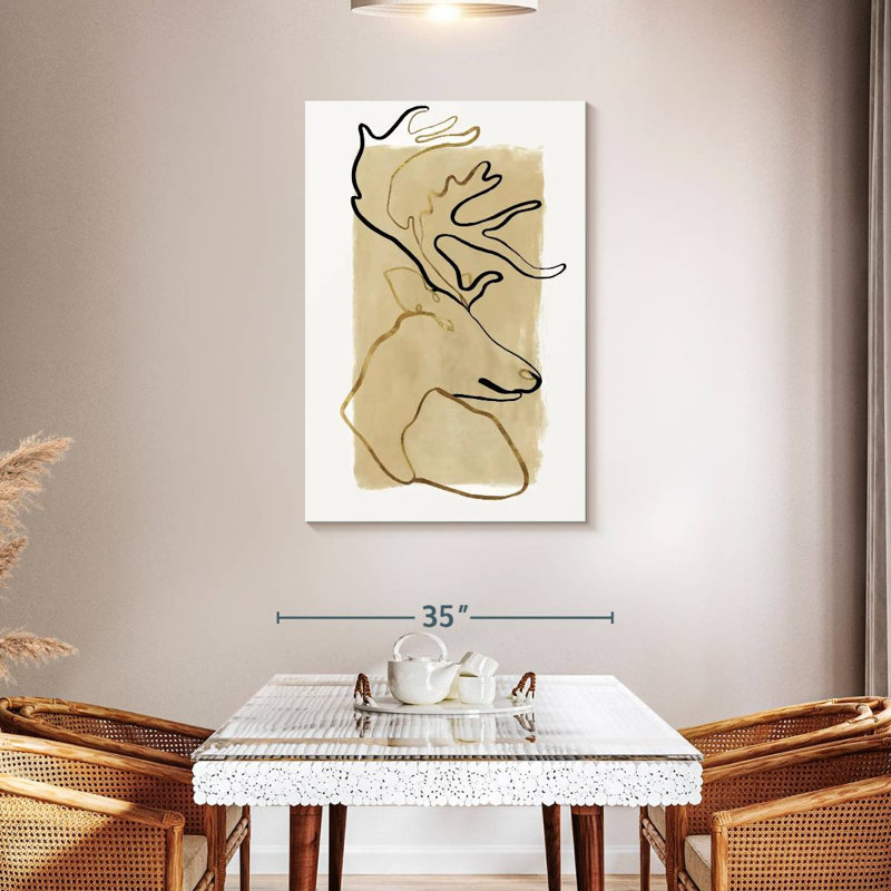 Brampt Antlers, 45" H x 30" W