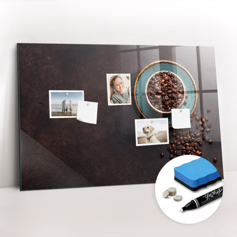 Cup of Coffee Magnetic Wall Mounted Dry Erase Board