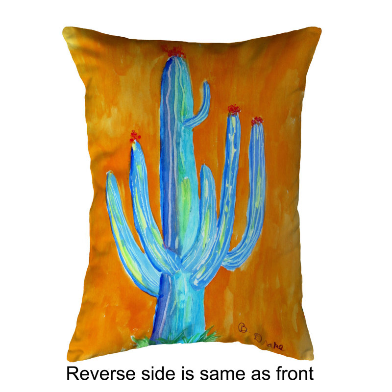  Housse et insert de coussin rectangulaire haut Tall Cactus, 14 po x 11 po