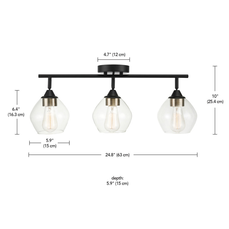 Orhan 24.8'' 3 -Light Track Kit