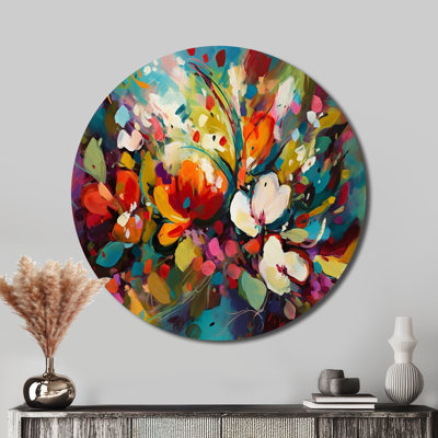 Thiele - Art floral rond en métal