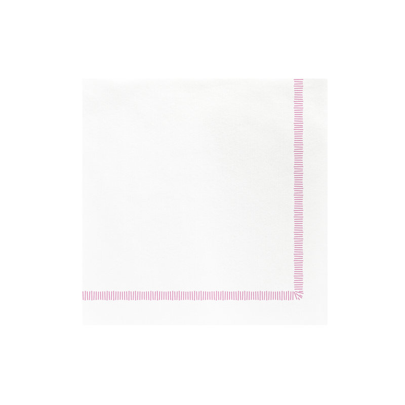 Ensemble de 20 serviettes de table Furniture, Rose, 8 po carré
