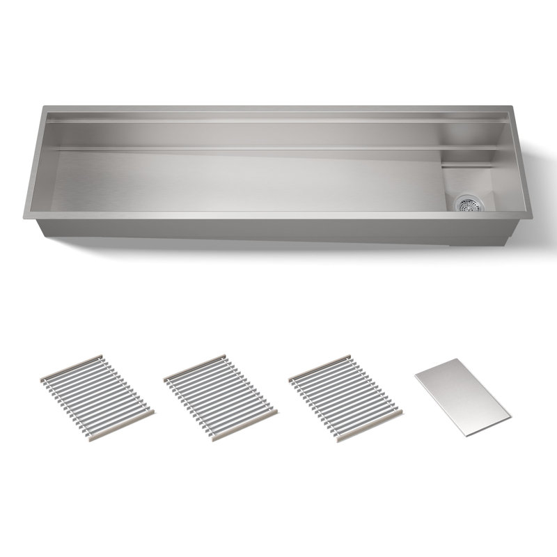 Synthos 69-3/4" Undermount Single-Bowl Kitchen Sink