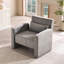 Chaise d'appoint pliante en bois massif multifonctionnelle