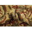 Tapis indien floral fait à la main 7 x 10 po