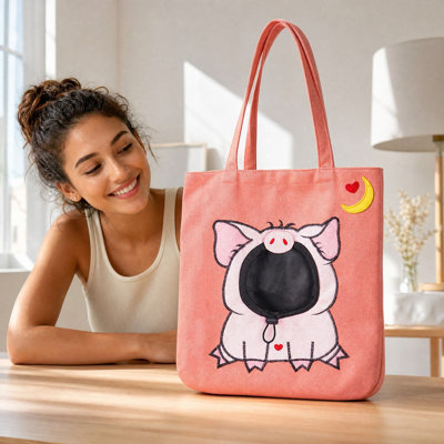Coussin pour animaux de compagnie en polyester avec sac de rangement à bandoulière - Sac de sortie mignon et tendance pour animaux de compagnie avec ouverture pour la tête