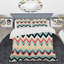 Ensemble de housse de couette Ivory Boho Accents Chevron I-1039878938