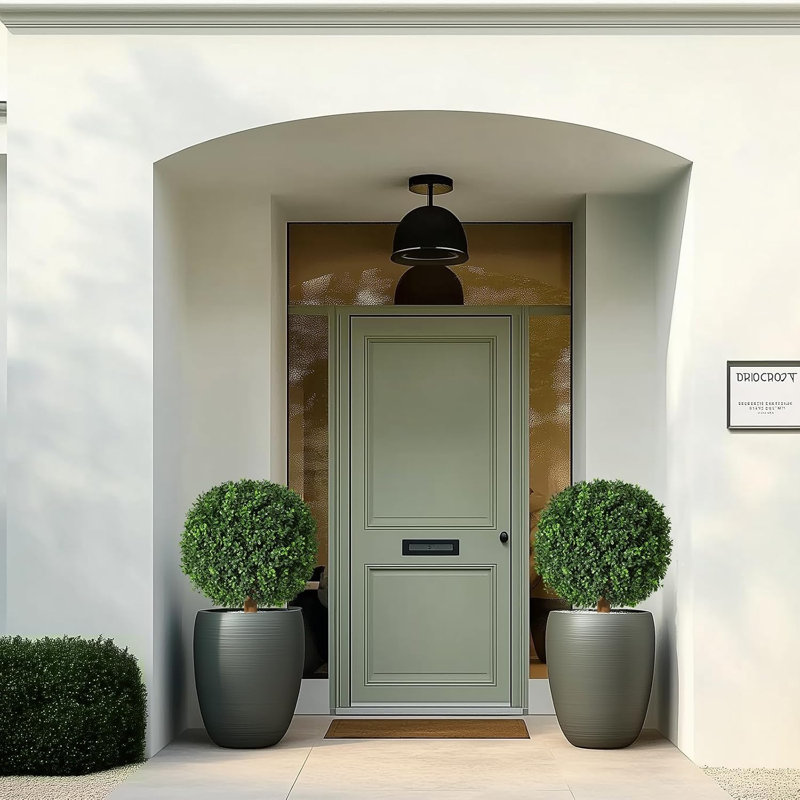 24 Inch Artificial Topiary Boxwood Ball Trees