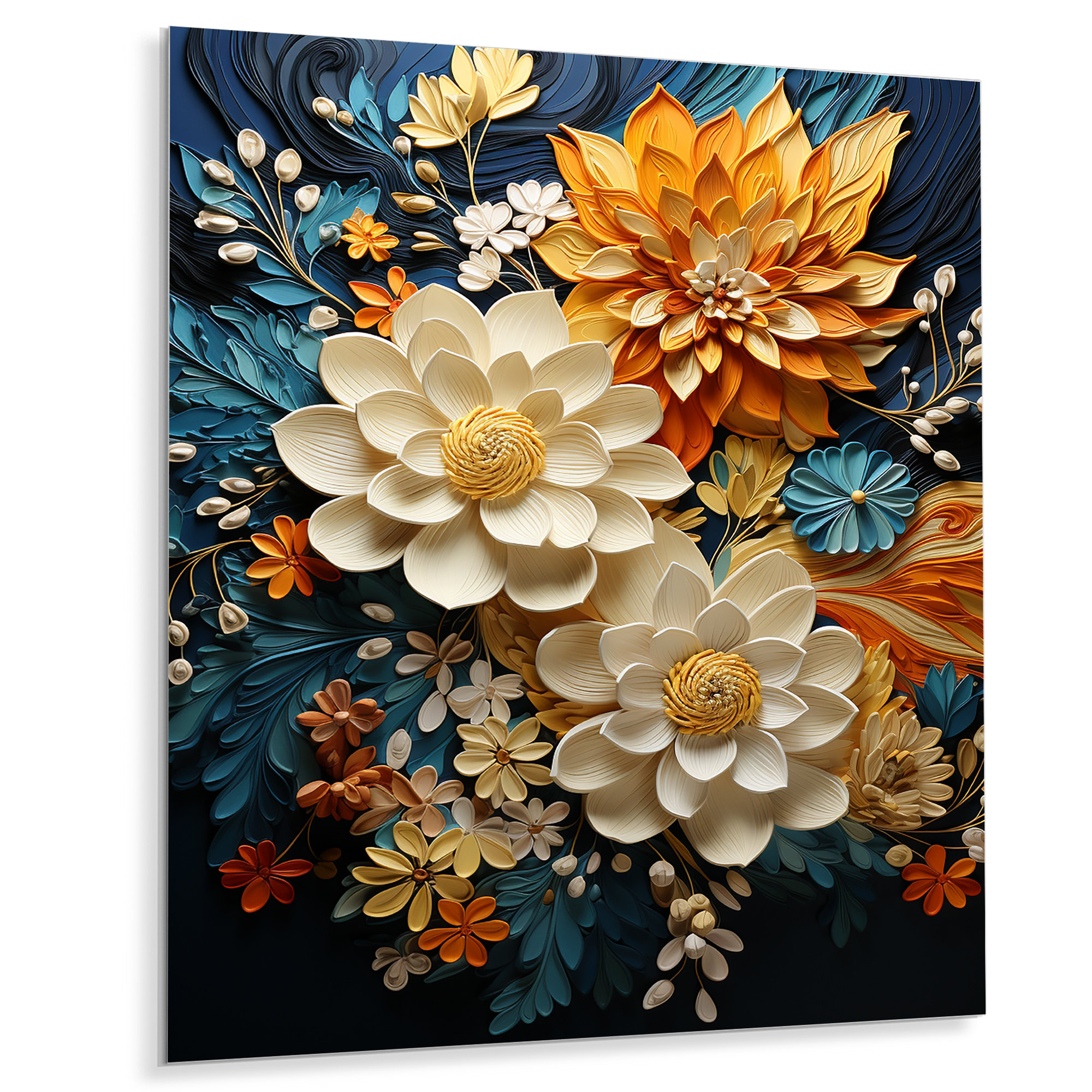 BLUE DAISY Digital printing vinyl wallpaper By Architects Paper