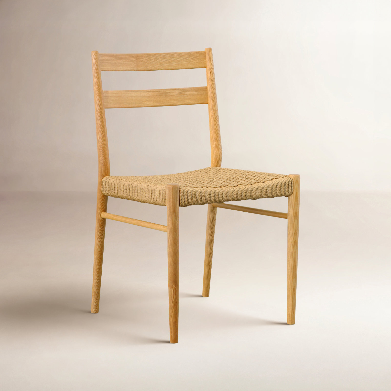 Bruna Dining Chair, Light Brown