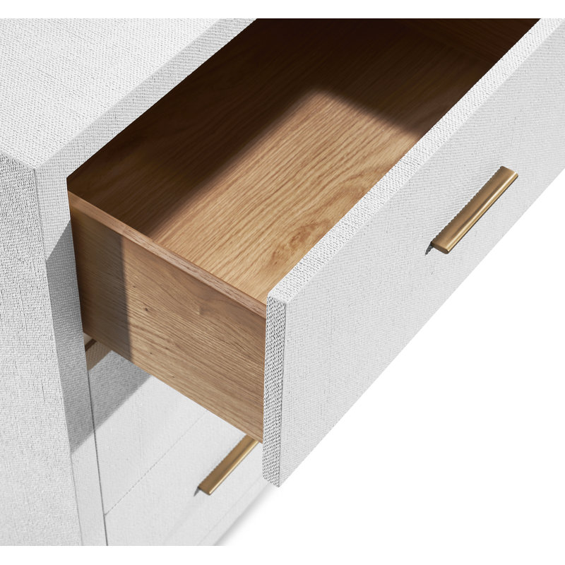 Livia 7 - Drawer Dresser, Natural White