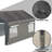Heavy Duty Carport Canopy 10X20 Ft - Rust Proof, Fabric, Windows Galvanized Metal Frame Tear , Ventilated, Removable Walls