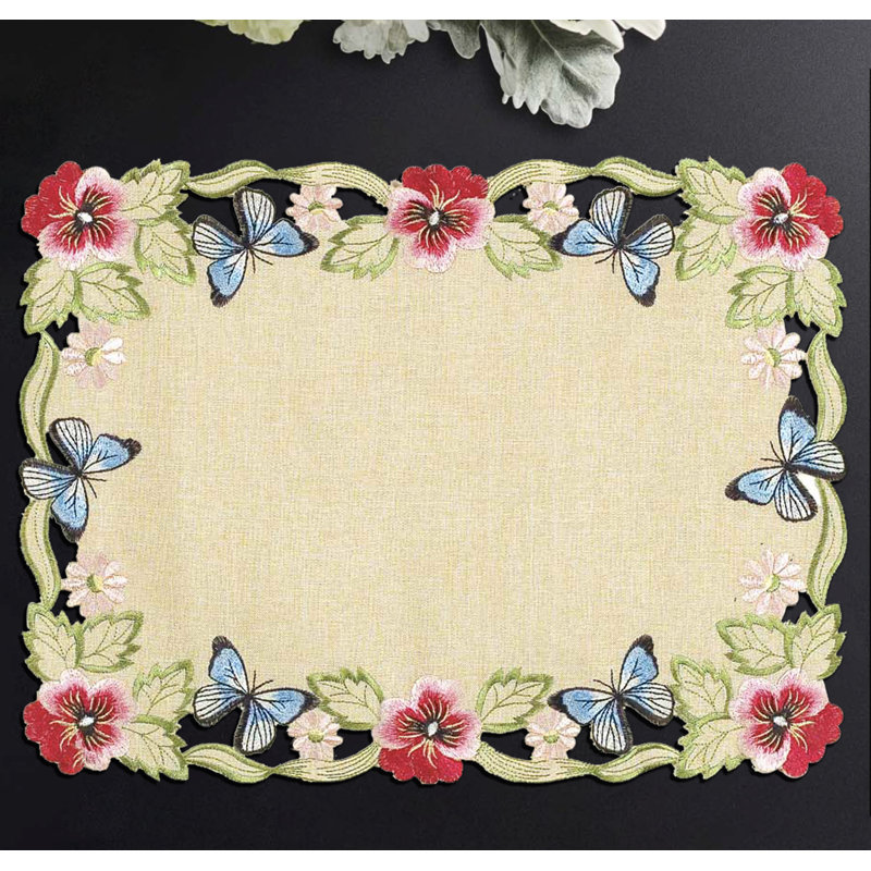 Chemin de table et napperons Anariyah, L 20 po x l 14 po