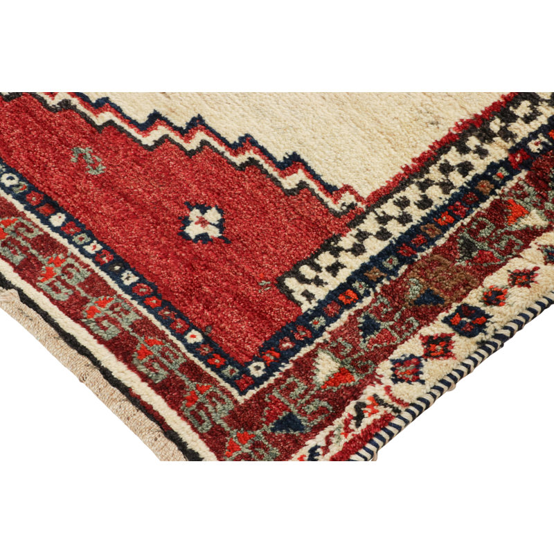 Antique One-of-a-Kind 4'3X7' Hand Knotted Area Rug