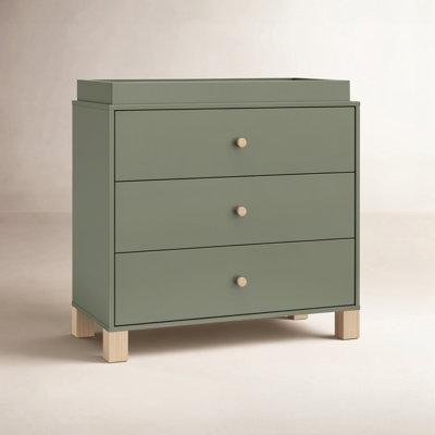 California 3-Drawer Changing Table Dresser