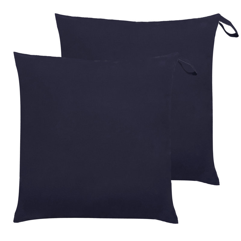 Indoor / Outdoor Square Floor Cushion, Navy