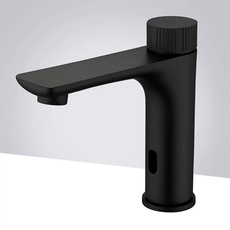 High Quality Automatic Bathroom Sensor Faucet, Matte Black