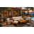 Noida Teak 5 - Person Modular Patio Conversation Set with Cushions