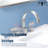 Widespread Bathroom Faucet 3 Hole, 2-handle Bathroom Sink Faucet with Drain Assembly-119329806