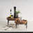 Kincaid Large & Medium Round Brown Wood Trays (Set Of 2)