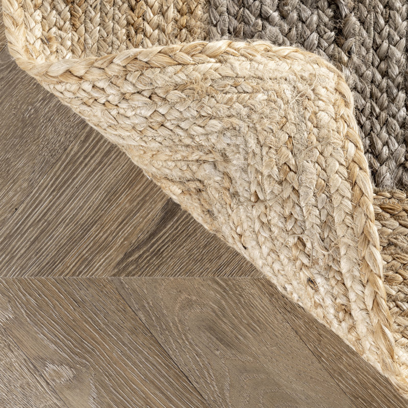 Tapis gris tissé à la machine Windsor, Ovale 3 pi x 5 pi