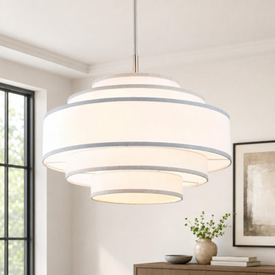 Lustre tambour 5 niveaux à intensité variable 24 "Aasim