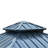 12' X 12' Hardtop Gazebo With Galvanized Steel Double Roof, Sturdy Aluminum Frame, Curtains, And Netting For Patio, Lawn, And Garden