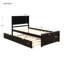 Lit plateforme avec couchette, cadre-35410544