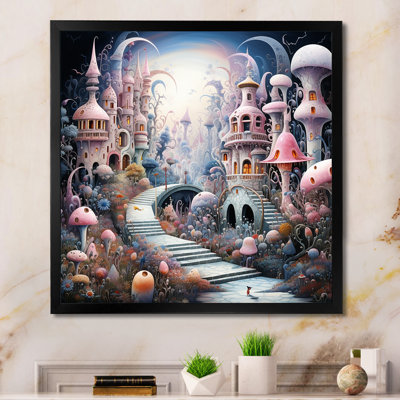 Urban Wonderland City Fantasy - Art mural de fantaisie urbaine