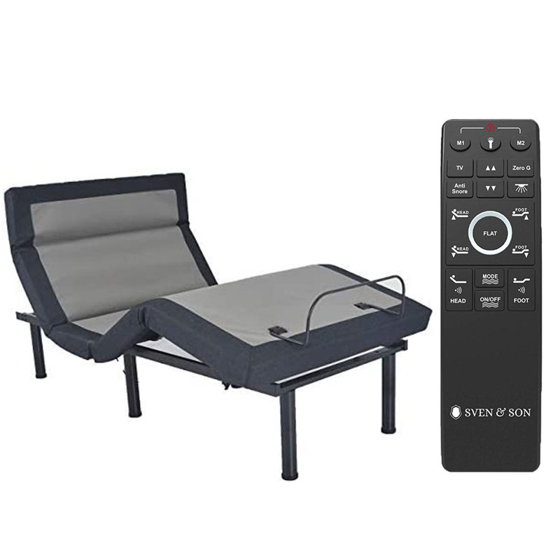 Lit ajustable 25 po avec télécommande sans fil 25 po, Simple TG