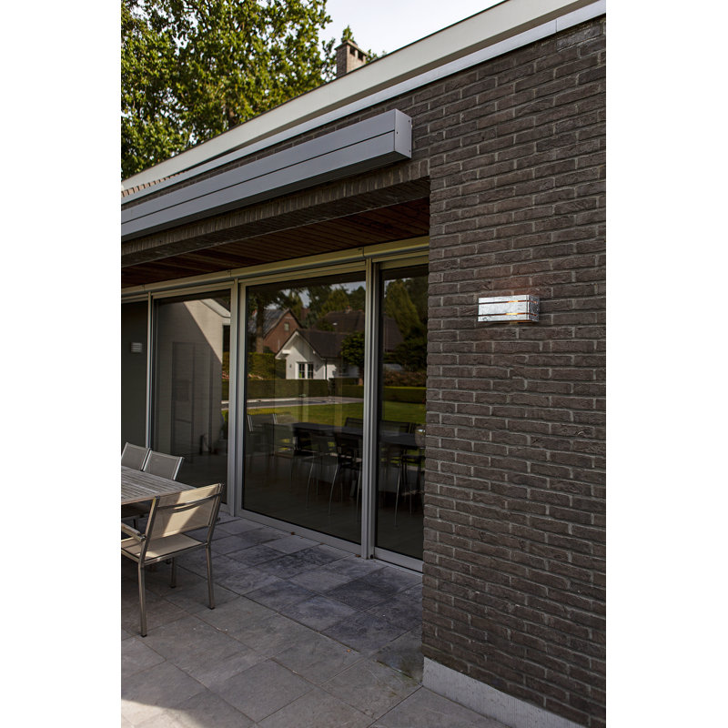 Aubriel Galvanised 11cm H Outdoor Flush Mount