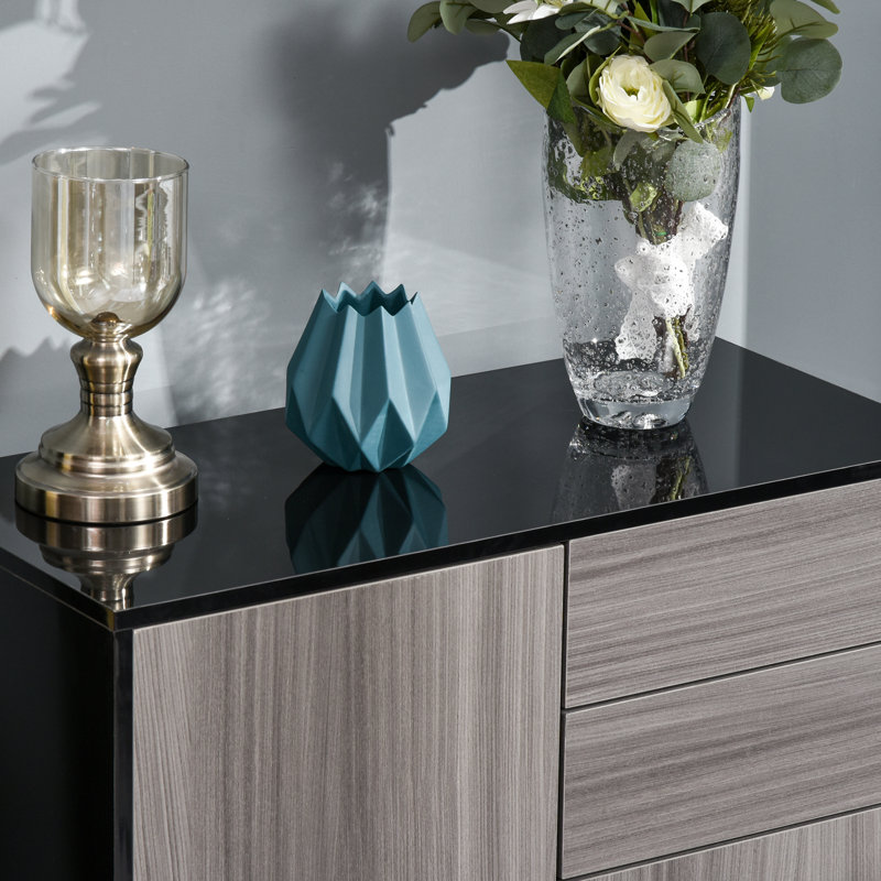79cm Sideboard, Grey/Black
