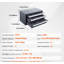 Armoire distributrice à 3 tiroirs A-Z, organisateur de trépans en acier empilable avec étiquettes pour le garage, gris avec texture orange