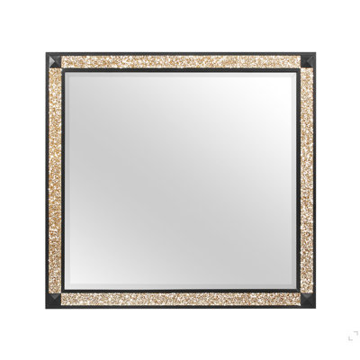Modern BLACK/GOLD MIRROR