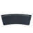Vanity Art Gripping Head Rest Hard Bath Pillow For Tubs With Suction Cups,  Dark Grey