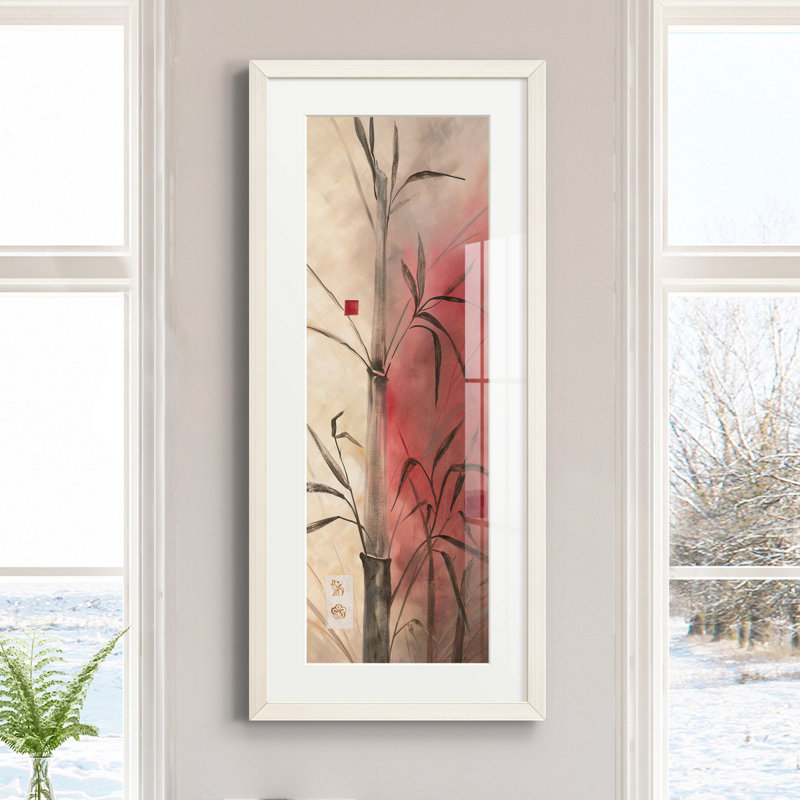 " Bamboo Design I ", White