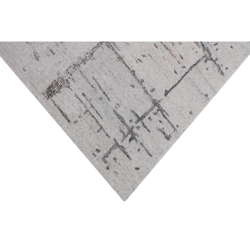 Area Rug in Gray, Rectangle 7'10" x 9'10"